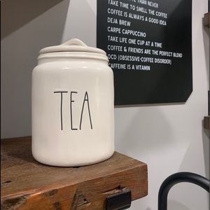 Rae Dunn Tea Cannister